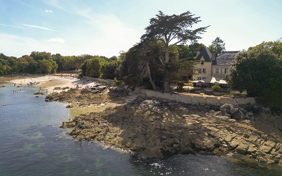 tente tretch en bord de mer, finistere
